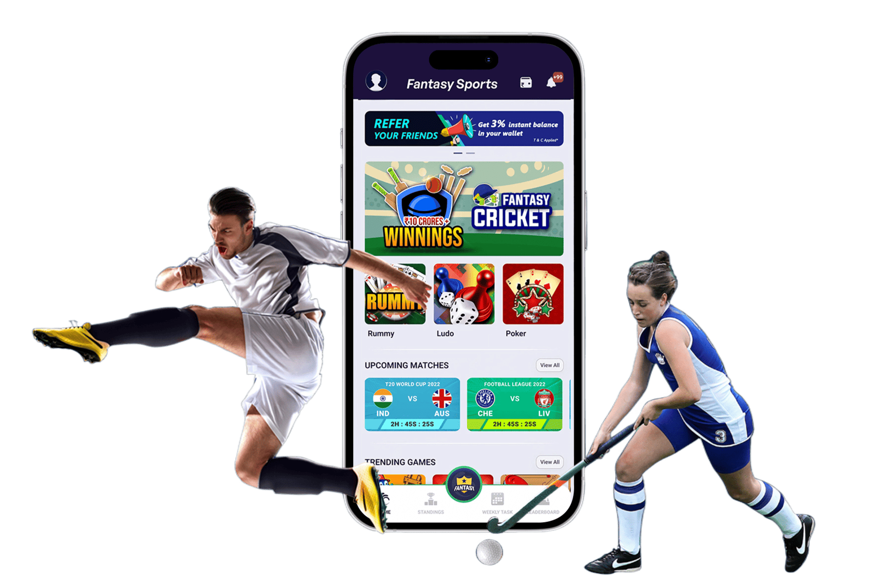 Download Fantasy Cricket App